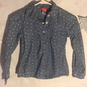 Gymboree size 8 Jean flannel shirt.